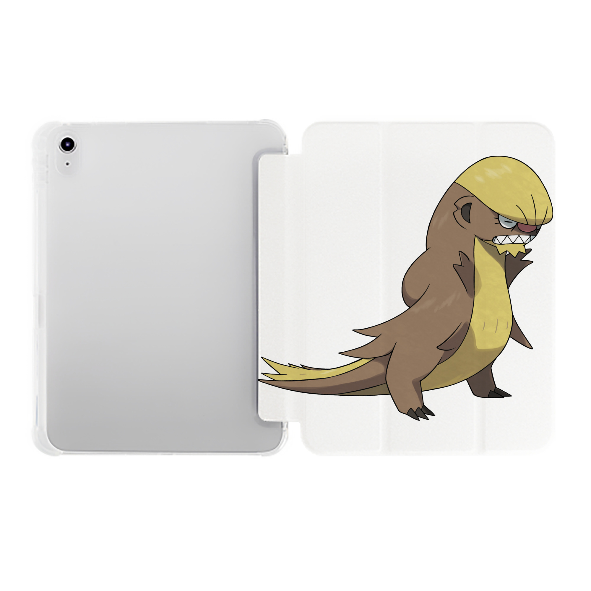 （画像用） ポケットモンスター Pokémon IPad ケース ペン収納付き 三つ折りスタンド PUレザー×シリコン 対応機種9.5/10.5/10.9インチ